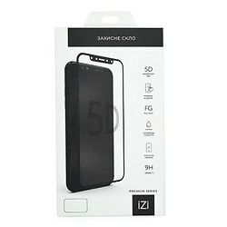Защитное стекло Apple iPhone 14 Pro, IZI, 5D, Черный