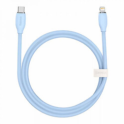 USB кабель Baseus CAGD020003 Jelly Liquid Silica Gel Apple iPhone SE 2022 / iPhone 14 Pro Max / iPhone 14 Plus / iPhone 14 Pro / iPhone 14 / iPhone 13 Pro / iPhone 13 Mini / iPhone 13 / iPhone 13 Pro Max / iPhone 12 Mini, Lightning, 1.2 м., Синій