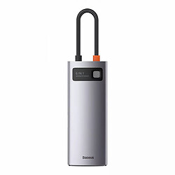 USB Hub Baseus CAHUB-CW0G Metal Gleam Series, Серый