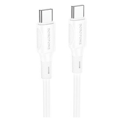 USB кабель Borofone BX80 Succeed, Type-C, 1.0 м., Білий