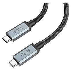 USB кабель Hoco US06, Type-C, 2.0 м., Чорний
