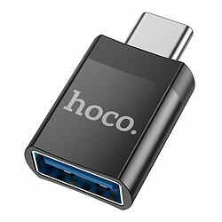 Адаптер Hoco UA17, Type-C, USB, Чорний