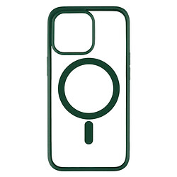 Чохол (накладка) Apple iPhone 14, Cristal Case Guard, MagSafe, Зелений