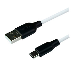 USB кабель Ridea RC-M124 Soft Silicone, Type-C, 1.0 м., Білий