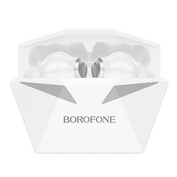 Bluetooth-гарнитура Borofone BW24, Стерео, Белый