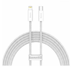 USB кабель Baseus CALD000102 Dynamic Series Apple iPhone SE 2022 / iPhone 14 Pro Max / iPhone 14 Plus / iPhone 14 Pro / iPhone 14 / iPhone 13 Pro / iPhone 13 Mini / iPhone 13 / iPhone 13 Pro Max / iPhone 12 Mini, Lightning, 2.0 м., Белый