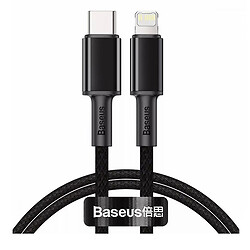 USB кабель Baseus CATLGD-A01 High Density Braided Apple iPhone SE 2022 / iPhone 14 Pro Max / iPhone 14 Plus / iPhone 14 Pro / iPhone 14 / iPhone 13 Pro / iPhone 13 Mini / iPhone 13 / iPhone 13 Pro Max / iPhone 12 Mini, Lightning, 2.0 м., Чорний