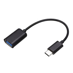 OTG кабель, USB, Type-C, Черный