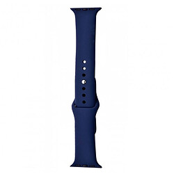 Ремінець Apple Watch 38 / Watch 40, Silicone WatchBand, Midnight Blue, Синій