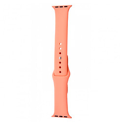 Ремешок Apple Watch 42 / Watch 44, Silicone WatchBand, Peach, Персиковый