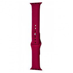 Ремінець Apple Watch 42 / Watch 44, Silicone WatchBand, Marsala, Бордовий