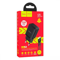МЗП Hoco N27 Innovative Apple iPhone SE 2022 / iPhone 14 Pro Max / iPhone 14 Plus / iPhone 14 Pro / iPhone 14 / iPhone 13 Pro / iPhone 13 Mini / iPhone 13 / iPhone 13 Pro Max / iPhone 12 Mini / iPhone 12 Pro Max, Lightning, З кабелем, Чорний - № 3