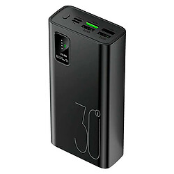 Портативна батарея (Power Bank) Walker WB-730, 30000 mAh, Чорний