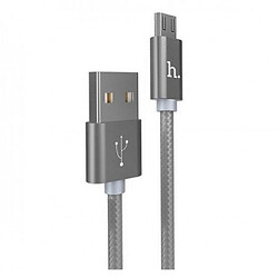 USB кабель Hoco X2 Knitted, Type-C, 1.0 м., Черный