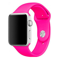 Ремінець Apple Watch 42 / Watch 44, Sport Band, Неоновий Рожевий, Рожевий