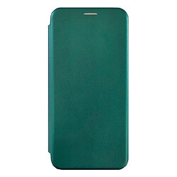 Чохол (книжка) Samsung A035 Galaxy A03, Premium Leather, Midnight Green, Зелений