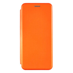 Чехол (книжка) Samsung A035 Galaxy A03, Premium Leather, Оранжевый