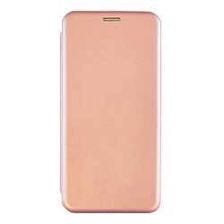 Чохол (книжка) Samsung A035 Galaxy A03, Premium Leather, Rose Gold, Рожевий