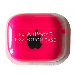 Чохол (накладка) Apple AirPods 3 / AirPods 4 mini, Silicone Classic Case, Рожевий