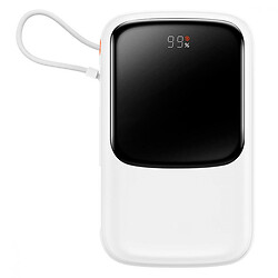Портативная батарея (Power Bank) Baseus PPQD050002 Qpow Digital Display, 10000 mAh, Белый