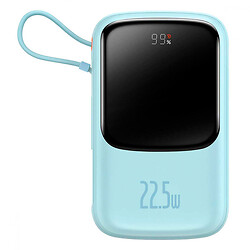 Портативная батарея (Power Bank) Baseus PPQD020103 Qpow Pro Digital Display, 10000 mAh, Синий