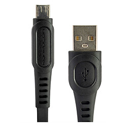 USB кабель Konfulon DC-01C, MicroUSB, 2.0 м., Чорний