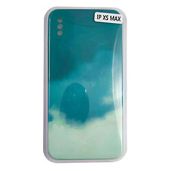 Чохол (накладка) Apple iPhone XS Max, Silicone Water Print, Зелений