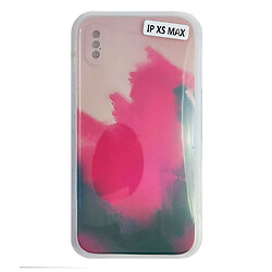 Чохол (накладка) Apple iPhone XS Max, Silicone Water Print, Червоний