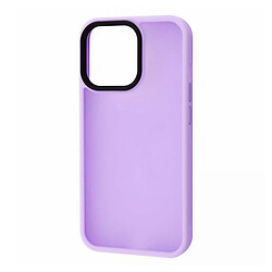 Чохол (накладка) Apple iPhone 12 / iPhone 12 Pro, Wave Matte Colorful Case, Light Purple, Фіолетовий