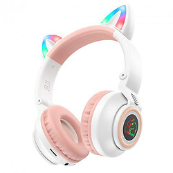 Bluetooth-гарнитура Borofone BO18, Стерео, Белый