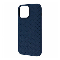 Чохол (накладка) Apple iPhone 14, Weaving Full Case, Синій