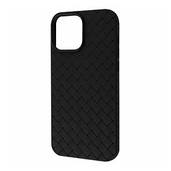 Чехол (накладка) Apple iPhone 14, Weaving Full Case, Черный