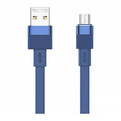 USB кабель Remax RC-C001, MicroUSB, 1.0 м., Синій