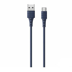USB кабель Remax RC-068a, Type-C, 1.0 м., Синій