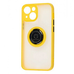 Чохол (накладка) Apple iPhone 12 Mini, Goospery Ring Case, Жовтий