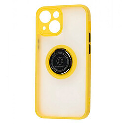 Чохол (накладка) Apple iPhone 13 Mini, Goospery Ring Case, Жовтий