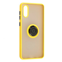 Чохол (накладка) Apple iPhone XS Max, Goospery Ring Case, Жовтий