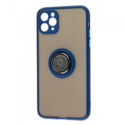 Чохол (накладка) Apple iPhone 12 Pro Max, Goospery Ring Case, Темно синій, Синій