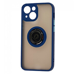Чохол (накладка) Apple iPhone 14, Goospery Ring Case, Темно синій, Синій