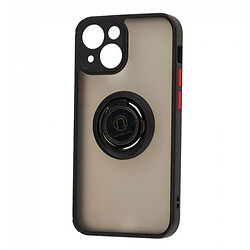 Чехол (накладка) Apple iPhone 13 Mini, Goospery Ring Case, Черный С Красным, Черный