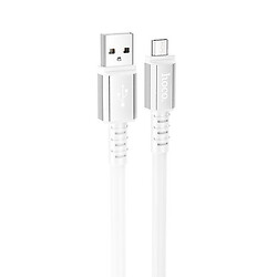 USB кабель Hoco X85, MicroUSB, 1.0 м., Белый