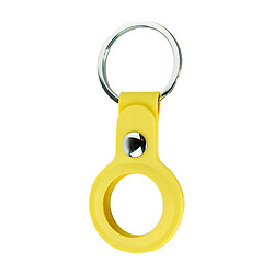 Брелок для AirTag Silicone Key Ring, Желтый