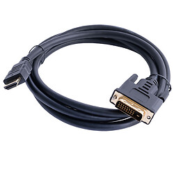 Кабель HDMI-DVI 24+1, 1.5 м., Черный