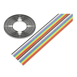 Шлейф FLCC-20/30 -BQ Cable (кабель стрічковий багатобарвний з кроком 1,27, 20 жил)