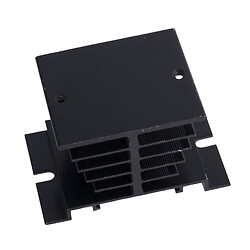 Радиатор к однофазным реле 10A-40A (size S: 80x50x50мм, цвет черный)