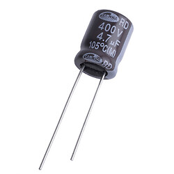 Електролітичний конденсатор 4,7uF 400V RD 10x12mm 105°C (RD2G475M1012MPA159-Samwha)
