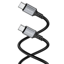 USB кабель Borofone BX83, Type-C, Type-C, 1.0 м., Чорний