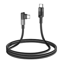 USB кабель Hoco U108, Type-C, Type-C, 2.0 м., Чорний