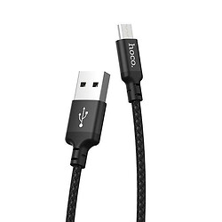 USB кабель Hoco X91, MicroUSB, 3.0 м., Чорний