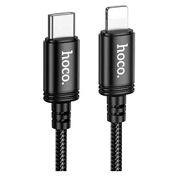 USB кабель Hoco X91 Apple iPhone 15 Plus / iPhone 15 Pro Max / iPhone 15 / iPhone 15 Pro / iPhone SE 2022 / iPhone 14 Pro Max / iPhone 14 Plus / iPhone 14 Pro / iPhone 14 / iPhone 13 Pro / iPhone 13 Mini / iPhone 13, Lightning, Type-C, 3.0 м., Черный